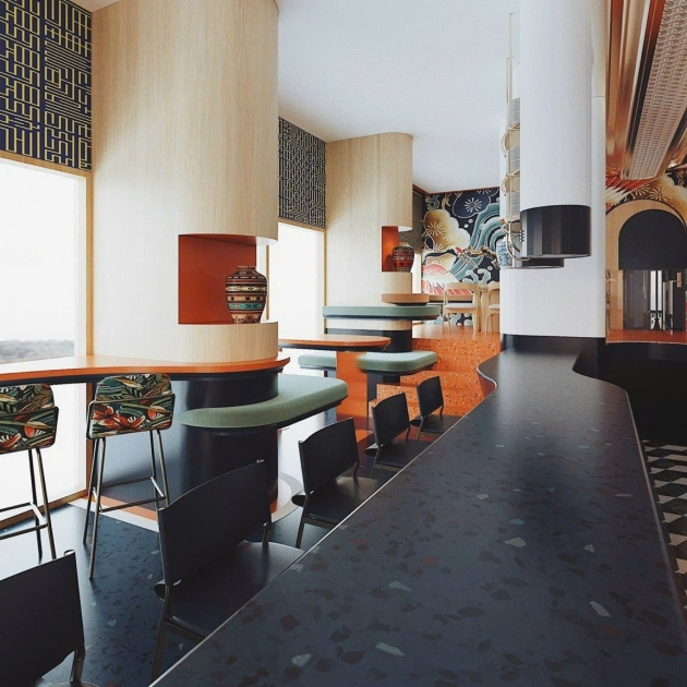 DỰ ÁN NHÀ HÀNG TẠI PHÁP – HÀNH TRÌNH XUẤT KHẨU NỘI THẤT VIỆT