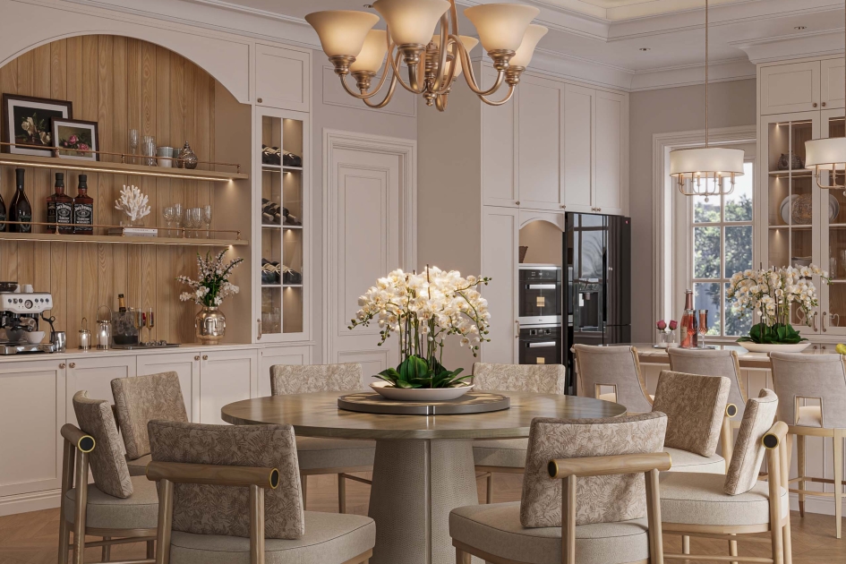 DỰ ÁN THIẾT KẾ PHÒNG BẾP VILLA BÌNH CHÁNH