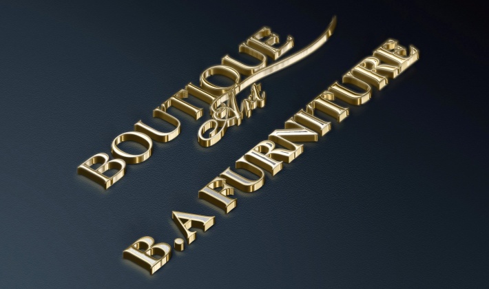 Logo B.A hiện đại tinh tế